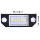 Auto 12V LED License Plate Light Lamps For Ford Focus C-Max MK2 2003-2008