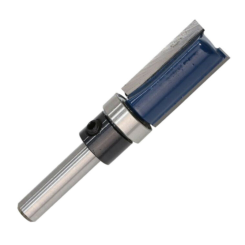 Pack of 2 Mortise Flush Trim Template Router Bit - 1/4 Shank, 25mm and 11.9mm