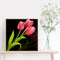 5D Full Round Drill Diamond Painting DIY Pink Tulip Wall Rhinestone Picture