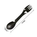 1pcs Stainless Steel Multi-Tool Spoon Fork Bottle Opener Outdoor Survival T T7S9