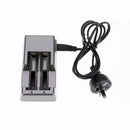 2-Slots Battery Charger For 18650/18500/14500/16340 Rechargeable Li-ion Battery