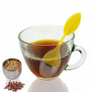 Loose Tea Steeper - Loose Leaf Tea Infuser - Silicone Handle Stainless Stee D5O6