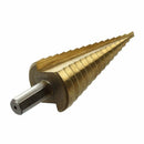Set of 3 Drills Cutters Floors Conical HSS steel