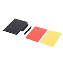 Soccer Referee Wallet Football Red card Yellow Card Pencil Log Book ME