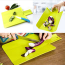 Kitchen Plastic Flexible Folding Non-Slip Cutting Chopping Slicing Board Mat