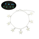 Fluorescent Bracelet Star Alloy Bracelet with Jewels Shining in the Dark Si A6G1