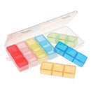 1Pc 21 Grids Pill Box Jewelry Case Organizer Container Storage Box Medicine  OZ