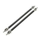 2pcs 7.9'' Car Front Bumper Lip Splitter Rod Strut Tie Support Bar Kit