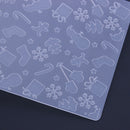 Plastic Embossing Template Scrapbooking Photo Album DIY Craft Decor(03135)