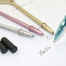 12 Pcs Gel Pen Writing Point 0.38mm Creative Stationery Cute Tennis Racket  Y8J5
