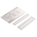 Guitar Measuring Tools Guitar String Height Gauge+Fret Polishing Protector  R5Z2