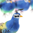 Decorative Craft Birds Artificial Foam Feathers Bird Mini Peacock For Decorat JR