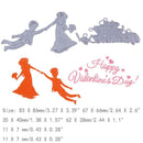2pcs Cutting Dies Happy Valentine DIY Photo Album Scrapbook Emboss Stencils
