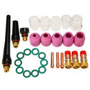 31Pcs/Set Tig Welding Torch Accessories 6#~12# Glass Cup Kit Easy To Assemb