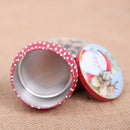 Christm holiday supplies square iron tin storage box chic candy empty gift box Z
