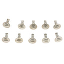 10x Under Engine Cover Screw Undertray Metal Clip For Audi A4 A6 8D0805121