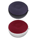 2x Portable Air Inflatable Stool Ottoman Chair for Fishing Bedroom