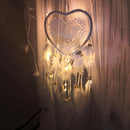 Creative Hollow Heart Dream Catcher Nordic Wedding Car Decor Ornament Pendant