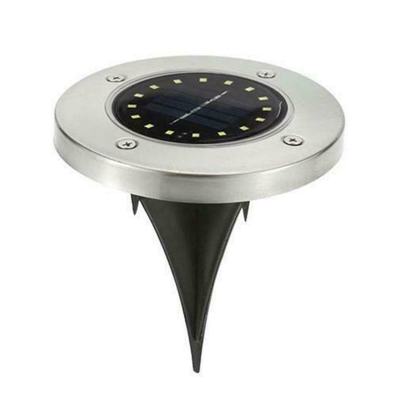 20 LED Solar Buried Lamp Waterproof Outdoor Garden Light (1pc Warm White)