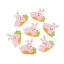 50pcs lolli paper card cute rabbit paper cards candy sugar decor kids gift ^i