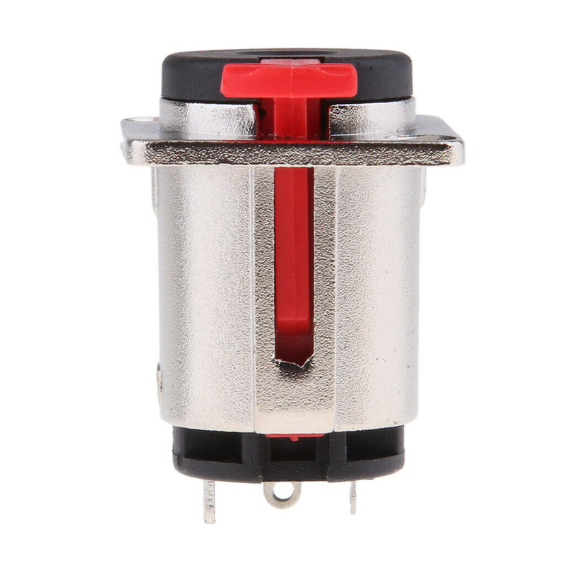 10pcs 1/4" TS TRS Stereo Female Panel Chassis Jack Micophone Metal Connector