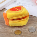 Cuteplush three-dimensional triangle fruit purse Kids Coin bag key bag pendantME
