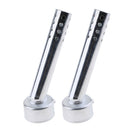 2x Exhaust Pipe Muffler 48mm Angled Motorcycle Insert Baffle DB Killer Silencer