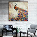 5D DIY Full Drill Diamond Painting Peacock Cross Stitch Embroidery Kit