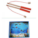 34PCS Toddler/Baby Wooden Fishing   Board Party Fun Child Early Learning