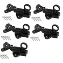 Window Gate Security Pull Ring Spring Bounce Door Bolt Aluminum Alloy Latch