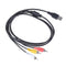 3 RCA to USB 2.0 Male A Composite Adapter Audio Video AV HDD DVR Data Cable OZ