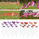 24 Pcs Butterfly Stake Outdoor Yard Planter Flower Pot Bed Garden Decorative