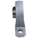 Machine KP001 Set Screw Pressed Steel Solid Base Pillow Block Bearing