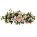Artificial Silk Rose Flower Garland Door Lintel Wreath Home Wedding Venue Decor