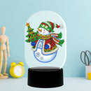 Diamond Painting LED Light DIY Snowman Special Shaped Embroidery Lamps