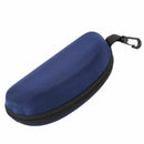 Protective Moulded Sunglasses and Reading Glasses Case Dark Blue Zipped Y2R6