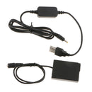 DMW-DCC9 DC Coupler Dummy Battery + USB Power Cable for Panasonic Lumix DMC GX1