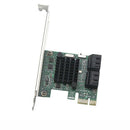 PCIe PCI Express to 6G SATA3.0 4-Port SATA III Expansion Controller Card Br