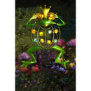 Frog Lawn Patio Yard Walkway Garden Stake Landscape Path Solar Light 10 LED