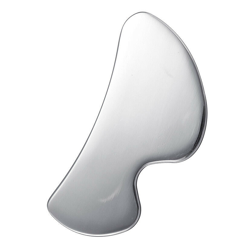 304 Stainless Steel Gua Sha Board Plate Relaxing Muscle Meridian Massager B K8P3