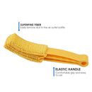 Microfiber Car A/C Air Vent Cleaning Brush Home Blind Cleaner (Yellow)
