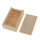 32GB Maple Wood Cuboid USB 2.0 Memory Stick Flash Drive with Wooden Box