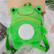 Frog mini schoolbag baby backpack children's shool bags kids plush backpackB Hn