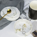 Creative Leather Marble Coaster Drink Coffee Cup Mat Tea Mat F9Z4