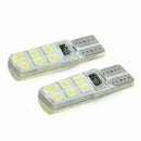 10x Xenon White T10 W5W 12-SMD 2835 LED Canbus Error Free Silica Light-B Hn