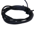 2 x Multilayer Punk of hemp braided rope bracelet
