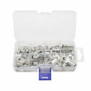 60x Copper Tube Terminals Battery Welding Cable Lug Ring Crimp Connectors Tool