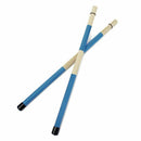 2 Pieces Drum Brushes Sticks Bamboo Rods Percussion Instrument Accessory Bl M5B4
