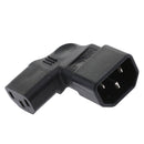 High Performance Male 90 Degree IEC 320 C14 To Female C13, Additional Cable