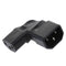 High Performance Male 90 Degree IEC 320 C14 To Female C13, Additional Cable